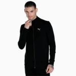 puma jackets for mens zippered full zip tr