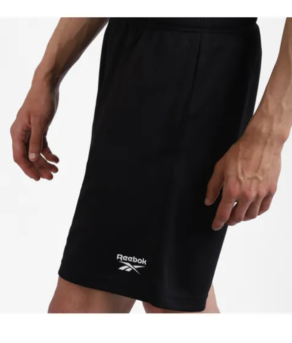 reebok shorts for mens fnd poly knit