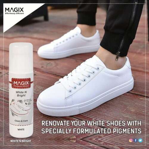 Magix Shoe Cleaner White
